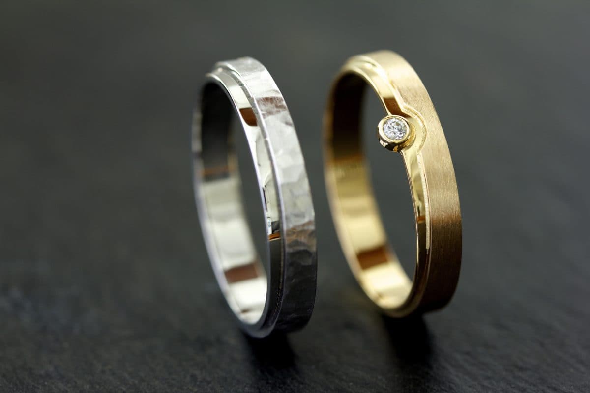 Alliances "Reykjavik" - bijoutier joaillier créateur Valenciennes