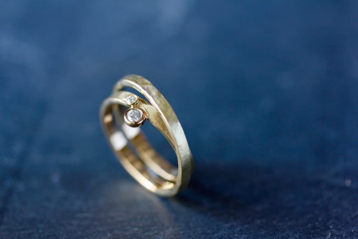 Solitaire "Infini". - bijoutier joaillier créateur Valenciennes