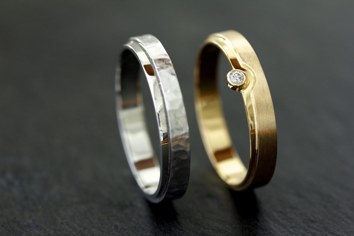 Alliances "Reykjavik" - bijoutier joaillier créateur Valenciennes