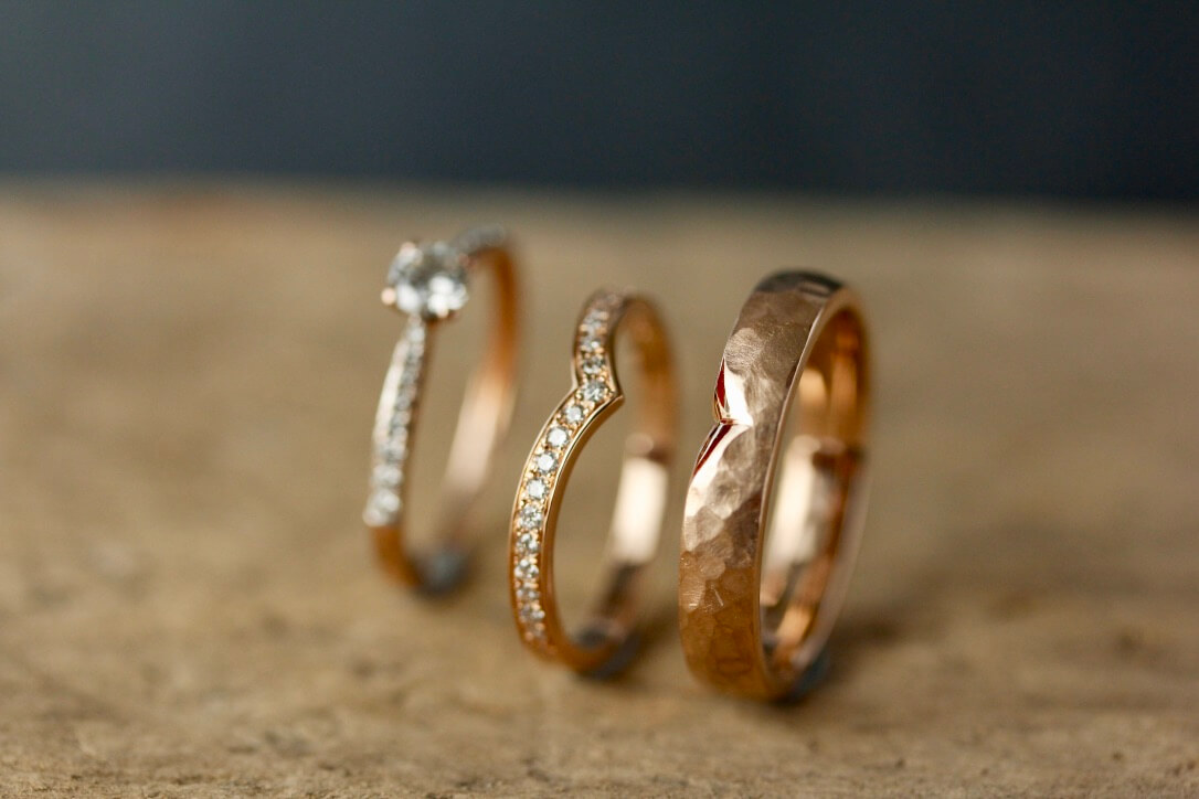 Alliances assorties à votre bague de fiancailles. - bijoutier joaillier créateur Valenciennes